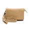 Chabo Bags leren crossbody tas Borneo Style beige