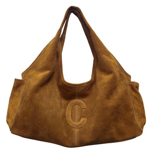 Chabo Bags suède schoudertas Sophie Mini cognac afbeelding