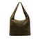 Manfield suede shopper olijfgroen