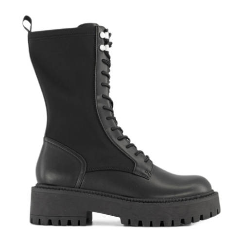 Graceland chunky veterboots zwart afbeelding