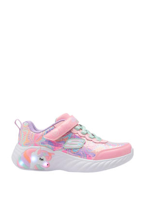 sneakers met lichtjes roze
