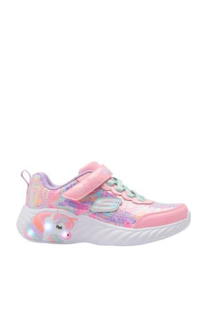 sneakers met lichtjes roze