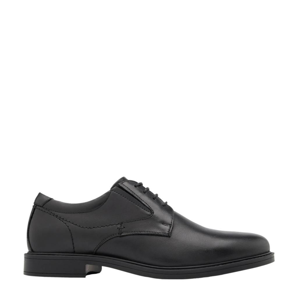 Zwarte heren AM SHOE leren veterschoenen