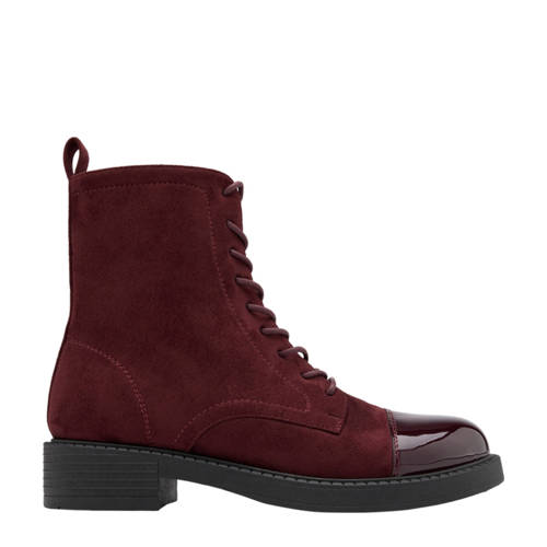 Graceland veterboots bordeaux afbeelding