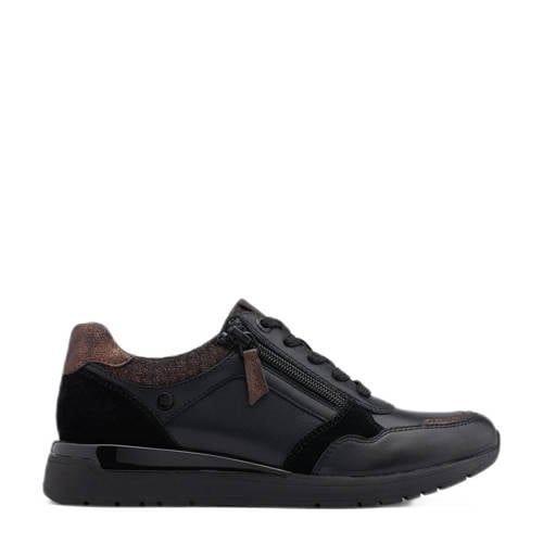 Medicus comfort leren sneakers zwart afbeelding