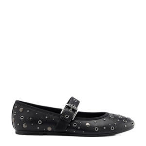 ballerina's met studs zwart