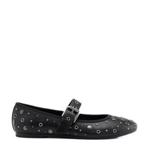 ballerina's met studs zwart