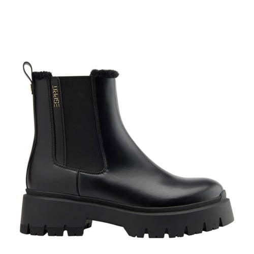 ESPRIT chunky enkellaarzen zwart