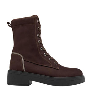 gevoerde veterboots bruin