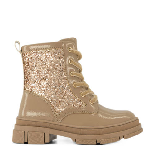 Graceland veterboots taupe afbeelding