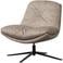WOOOD Arve Draaifauteuil - Bedrukte Stof - Naturel Melange - 86x82x87