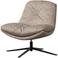 WOOOD WOOOD Arve Draaifauteuil - Bedrukte Stof - Naturel Melange - 86x82x87