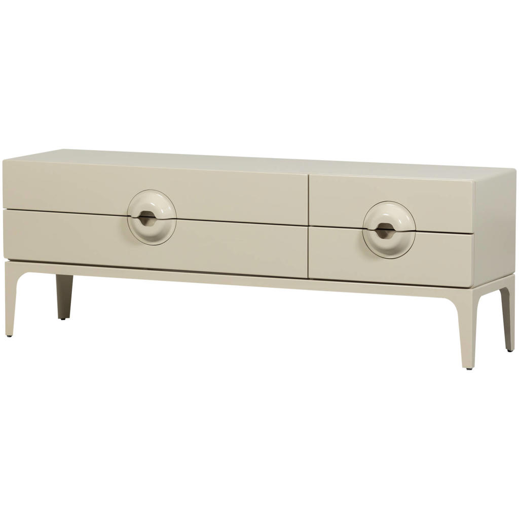 WOOOD WOOOD Merge Tv Meubel - Eucalyptus hout - Honinggeel - 57x160x44