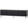 WOOOD Gunnar Tv Meubel 200 cm - Grenen - Bordeauxrood - 56x200x44