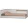 WOOOD Carter Hoekbed Links/Rechts - Grenenhout - Wit - 90x200