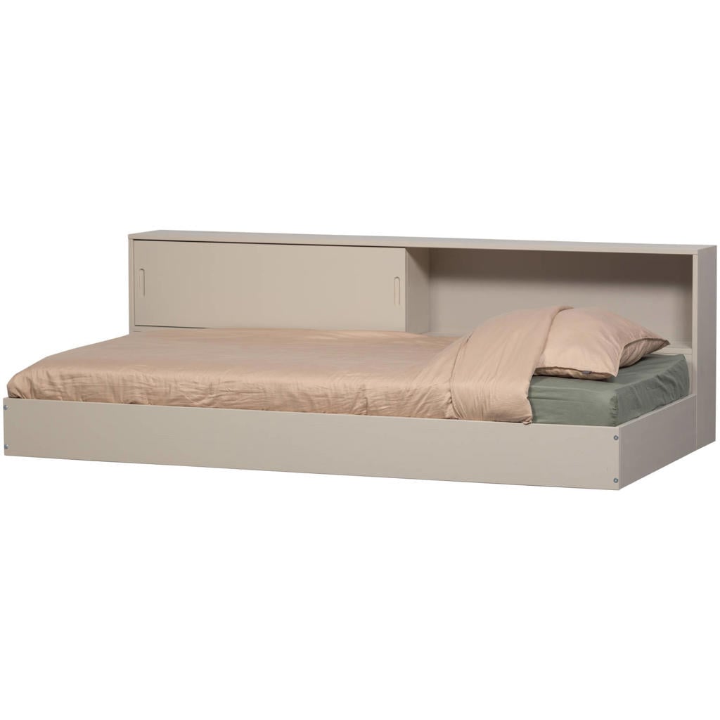 WOOOD WOOOD Carter Bed - Grenenhout - Wit - 90x200