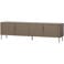 WOOOD Gunnar Tv Meubel 200 cm - Grenen - Bordeauxrood - 56x200x44