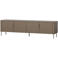 WOOOD WOOOD Gunnar Tv Meubel 200 cm - Grenen - Bordeauxrood - 56x200x44