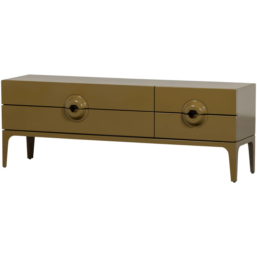 WOOOD WOOOD Merge Tv Meubel - Eucalyptus hout - Honinggeel - 57x160x44