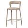 WOOOD WOOOD Noble Barstoel - Geweven Stof - Zand - 95x48x52