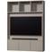 WOOOD WOOOD Meggy Tv Opbergkast - Grenen hout - Middenbruin - 215x160x40