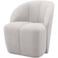 WOOOD Mojo Draaifauteuil - Ribstof - Ecru - 75x68x77