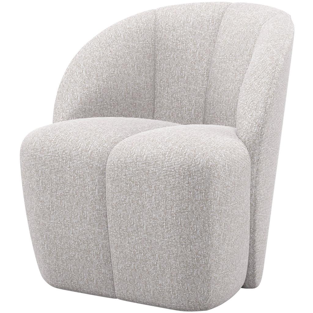 WOOOD WOOOD Mojo Draaifauteuil - Ribstof - Honing Geel - 75x68x77