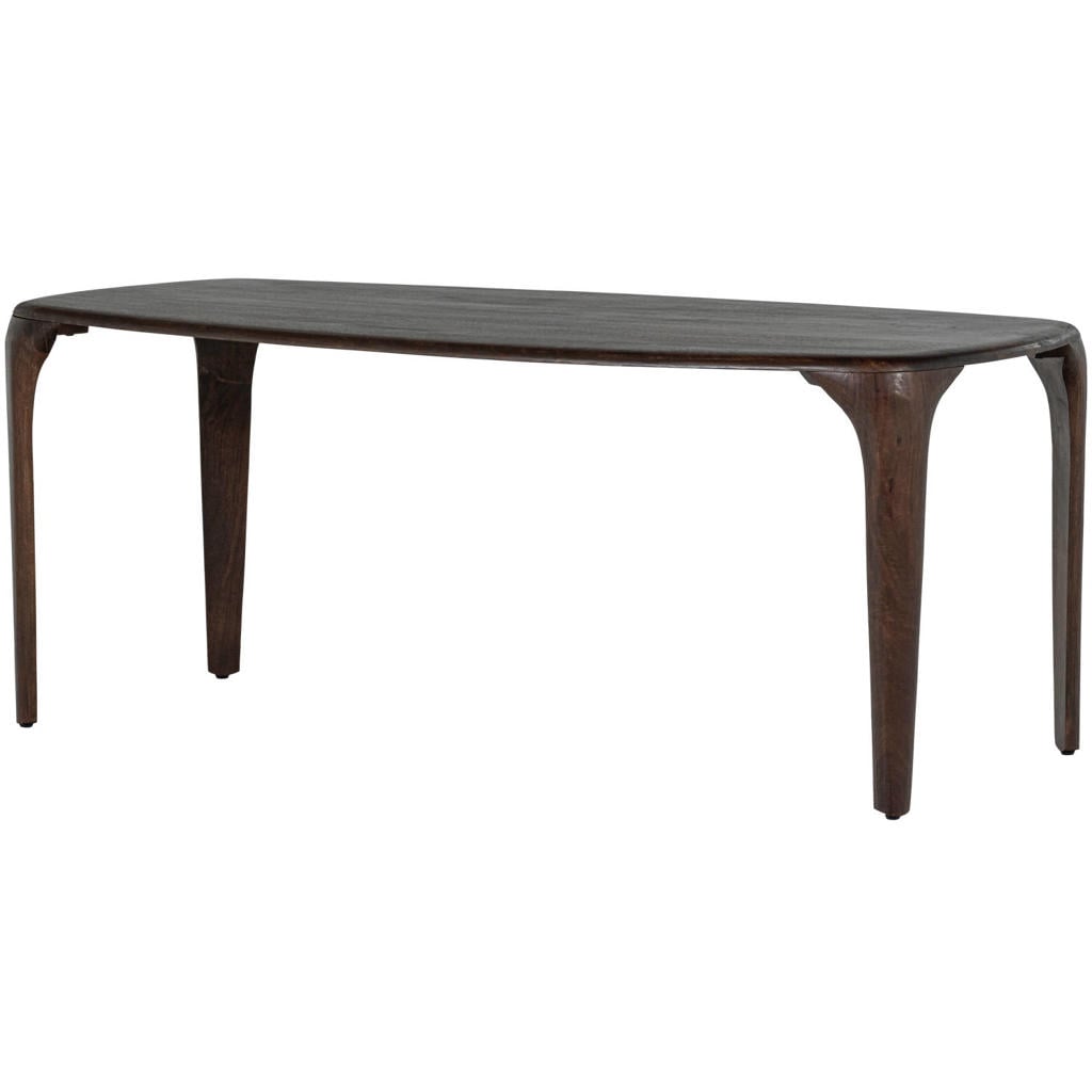 WOOOD WOOOD Fiore Eettafel - Mango Hout - Walnoot - 76x190x95