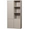 WOOOD Meggy Opbergkast Links - Grenen hout - Dust/Grijs - 215x108x40