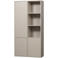 WOOOD WOOOD Meggy Opbergkast Links - Grenen hout - Dust/Grijs - 215x108x40