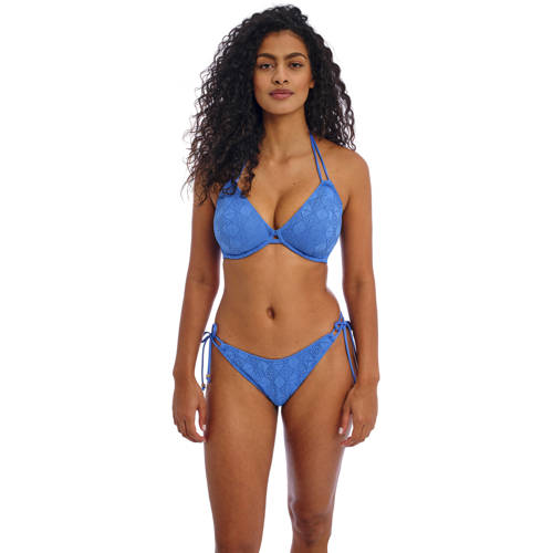 Freya crochet strik bikinibroekje Nomad Nights blauw afbeelding