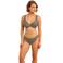 Freya niet-voorgevormde beugel bikinitop Arizona Wave met lurex zwart/beige