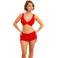 Freya niet-voorgevormde crochet beugel bikinitop Nomad Nights rood