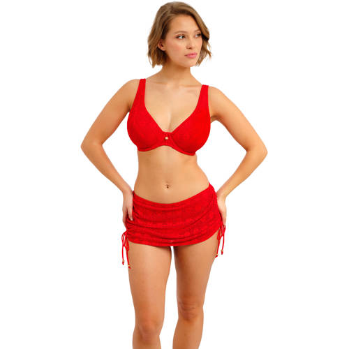 Freya niet-voorgevormde crochet beugel bikinitop Nomad Nights rood afbeelding