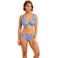 Freya niet-voorgevormde beugel bikinitop Fiji blauw