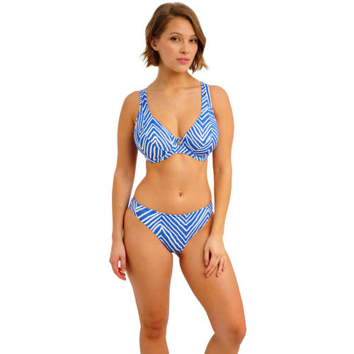 Freya niet-voorgevormde beugel bikinitop Fiji blauw afbeelding