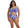 Elomi niet-voorgevormde beugel bikinitop Maluku Island blauw