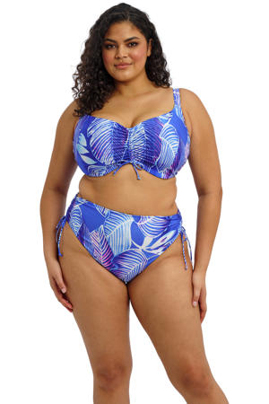 high waist bikinibroekje Maluku Island blauw