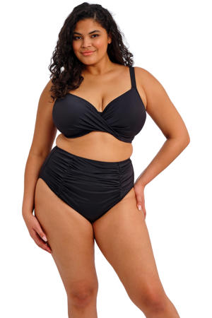 high waist bikinibroekje Plain Sailing zwart