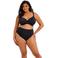 Elomi high waist bikinibroekje Plain Sailing zwart