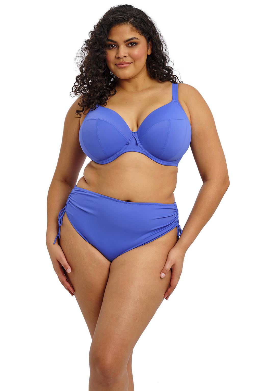 Elomi high waist bikinibroekje Plain Sailing blauw