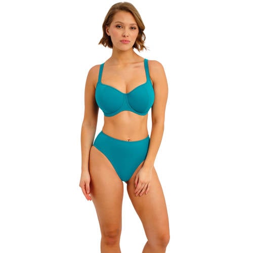 Freya high waist bikinibroekje Jewel Cove turquoise afbeelding