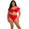 Elomi high waist bikinibroekje Plain Sailing rood