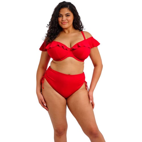 Elomi high waist bikinibroekje Plain Sailing rood afbeelding