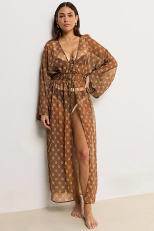strandjurk Sienna bruin/ecru