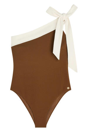 one shoulder badpak Azine bruin/ecru