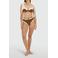 JOSH V high waist bikinibroekje Solange bruin/ecru