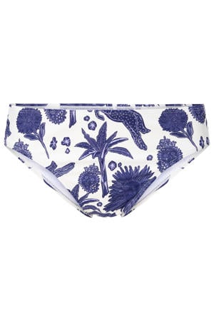 bikinibroekje wit/blauw