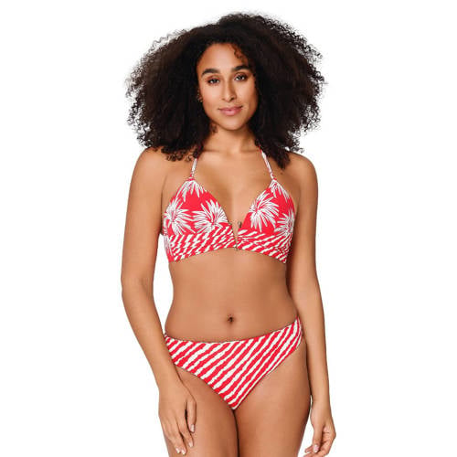 LingaDore reversible bikinibroekje rood/wit afbeelding