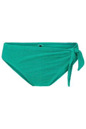 bikinibroekje met textuur groen
